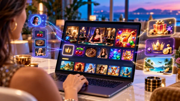 Interface de casino personalizada